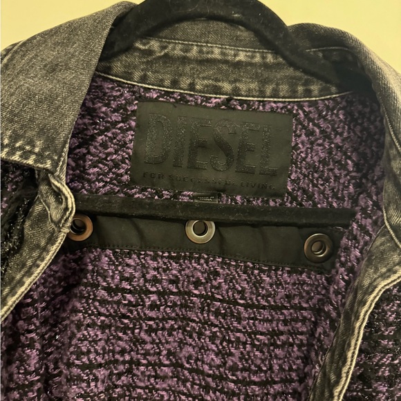 Diesel jacket purple tweed - Picture 5 of 10